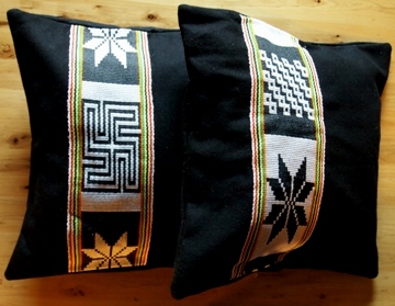 Gyarong Belt Cushion Cover - Side