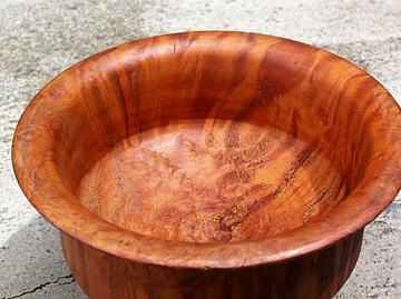 Wooden Burl Tea Bowl